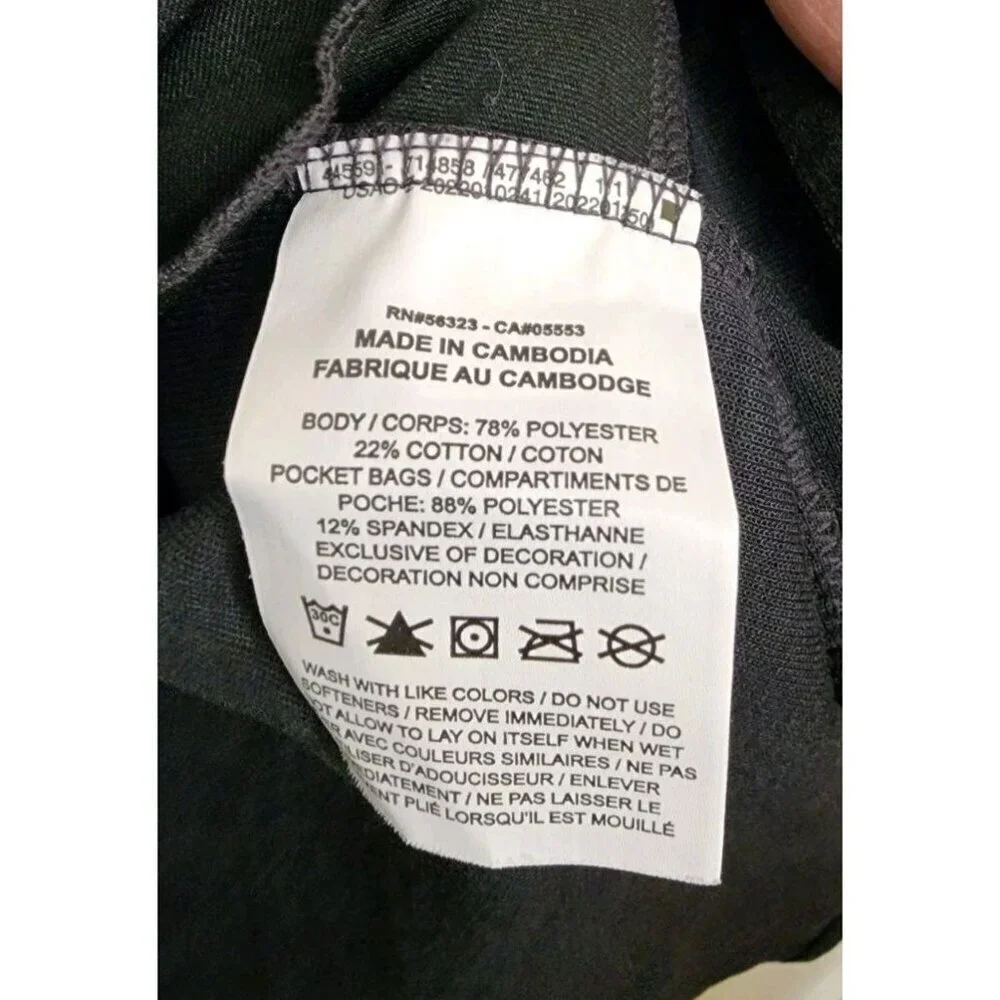 Nike Maternity Nursing Pullover Black Sweatshirt Women’s Medium Mock Neck
